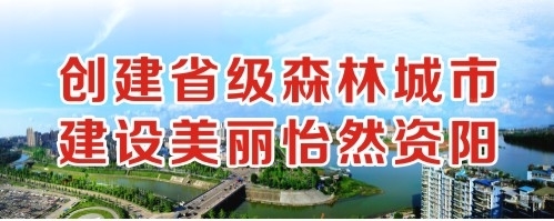 嫩逼后入大鸡巴视频创建省级森林城市 建设美丽怡然资阳